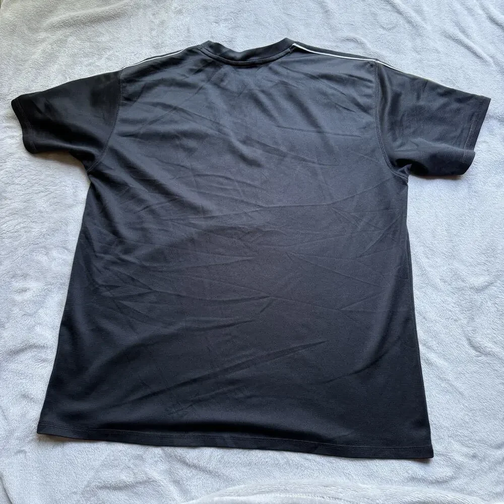 Nike Athletic Shirt Mens XXL Black Performance Workout Gym Running Swoosh